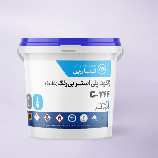 ژلکوت پلی استر غلیظ کار با قلم